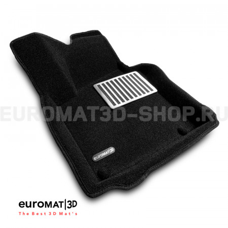 Текстильные 3D коврики Euromat3D Lux в салон для Volkswagen Golf 5 (2003-2009) № EM3D-004502