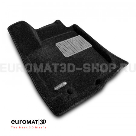 Текстильные 3D коврики Euromat3D Business в салон для Toyota Rav 4 (2013-2019) № EMC3D-005125
