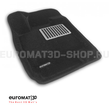 Текстильные 3D коврики Euromat3D Lux в салон для Москвич 3 (2022-) № EM3D-000010 Текстильные 3D коврики Euromat3D Lux в салон для Москвич 3 (2022-) № EM3D-000010