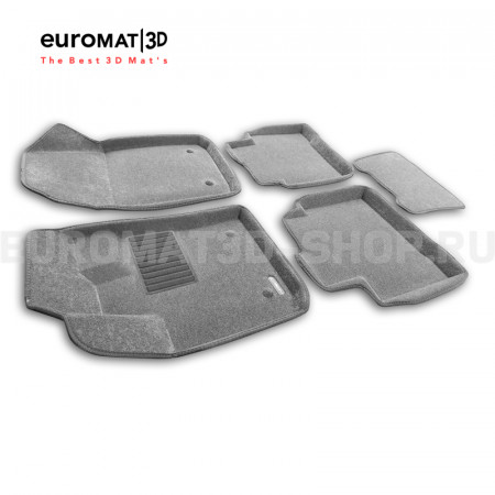 Текстильные 3D коврики Euromat3D Business в салон для Geely Tugella FY11 (2020-) № EMC3D-001408G Серые Текстильные 3D коврики Euromat3D Business в салон для Geely Tugella FY11 (2020-) № EMC3D-001408G Серые