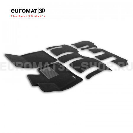 Текстильные 3D коврики Euromat3D Business в салон для Gac M8 (2023-) № EMC3D-001434