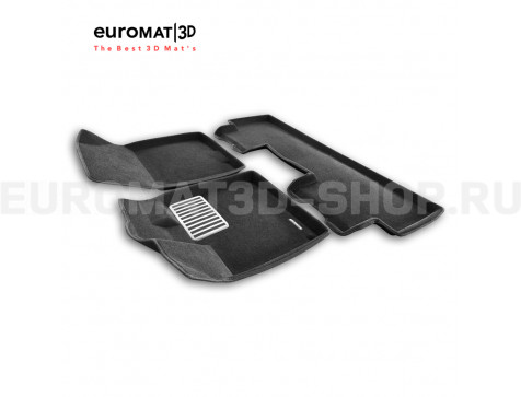 Текстильные 3D коврики Euromat3D Lux в салон для Gac GS4 (2024-) № EM3D-001438