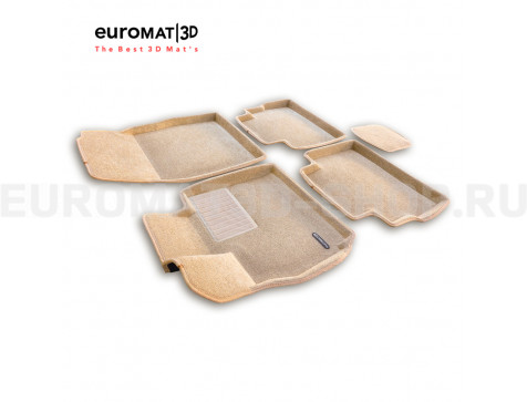 Текстильные 3D коврики Euromat3D Business в салон для Exeed RX (2023-) № EMC3D-001427T Бежевые Текстильные 3D коврики Euromat3D Business в салон для Exeed RX (2023-) № EMC3D-001427T Бежевые