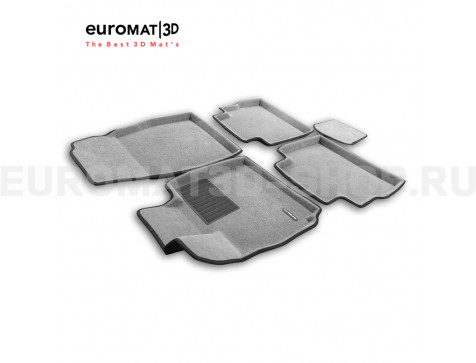 Текстильные 3D коврики Euromat3D Business в салон для Exeed RX (2023-) № EMC3D-001427S Светло-серые Текстильные 3D коврики Euromat3D Business в салон для Exeed RX (2023-) № EMC3D-001427S Светло-серые