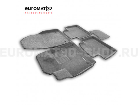 Текстильные 3D коврики Euromat3D Business в салон для Exeed TXL (2019-) № EMC3D-001423G Серые Текстильные 3D коврики Euromat3D Business в салон для Exeed TXL (2019-) № EMC3D-001423G Серые
