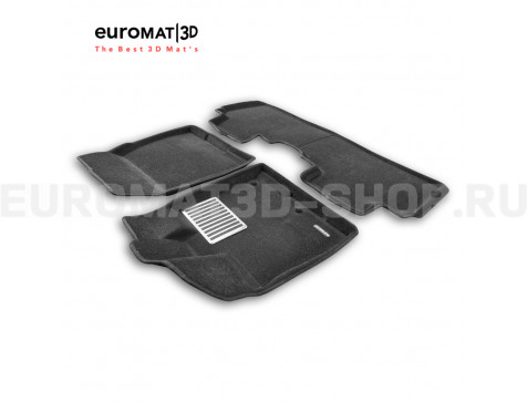 Текстильные 3D коврики Euromat3D Lux в салон для Gac S7 (2025-) № EM3D-001441